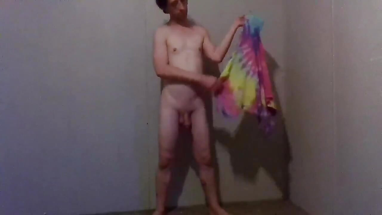 Trying Clothes; Playing, Dressing and Undressing - Tye Dye T-shirt Pt 15