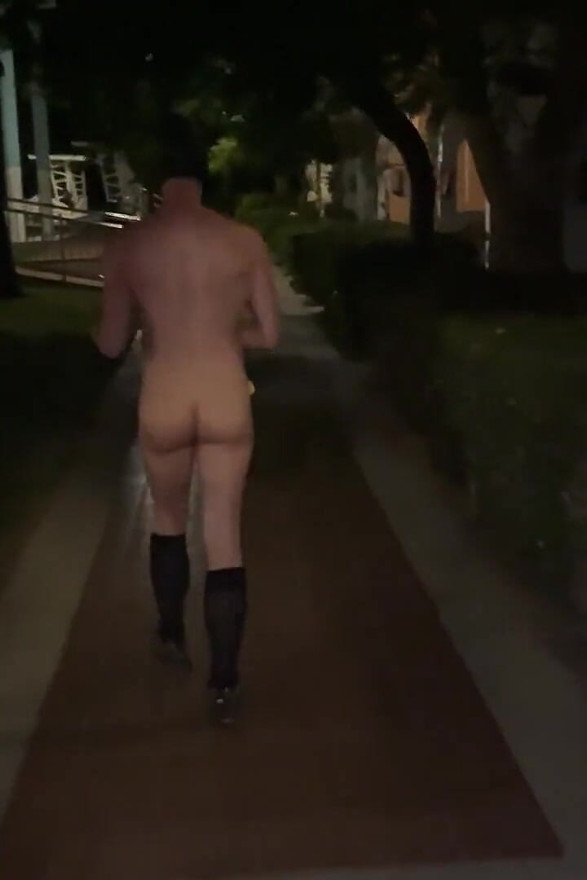 Locked Sub Walk of Shame
