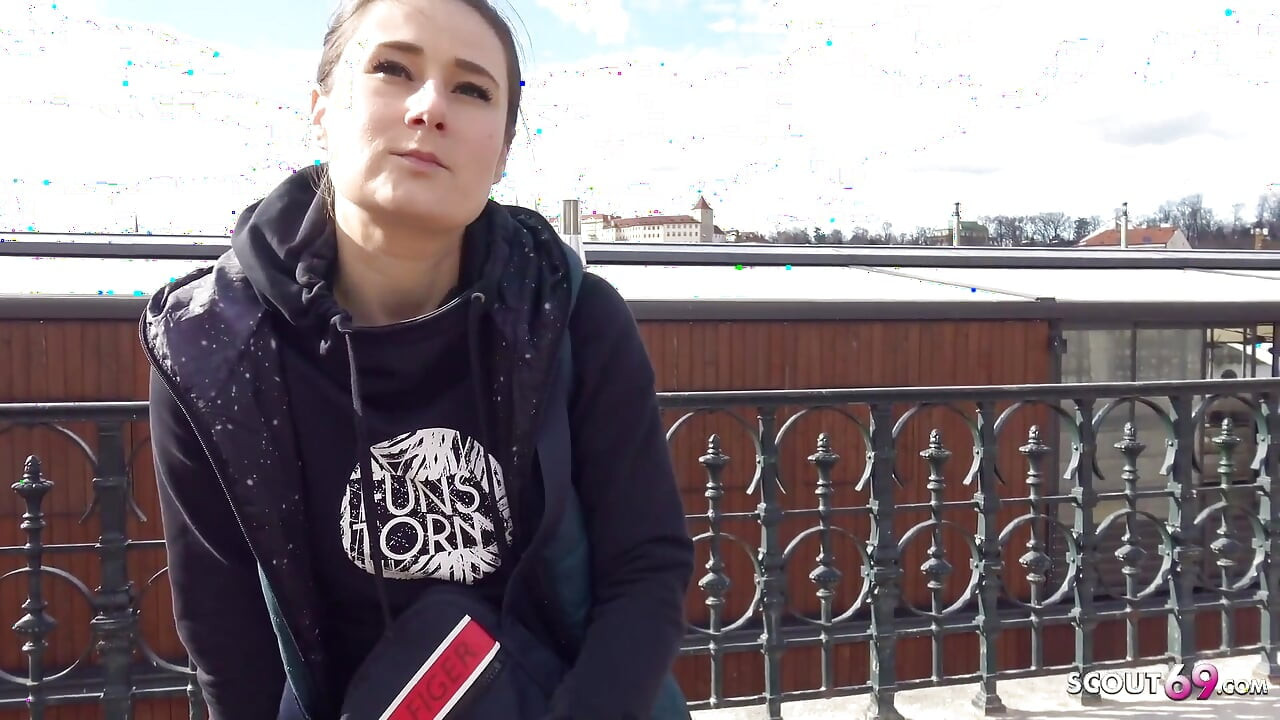 German Scout - Cute Teen Lara Fox Talk to First Casting Fuck