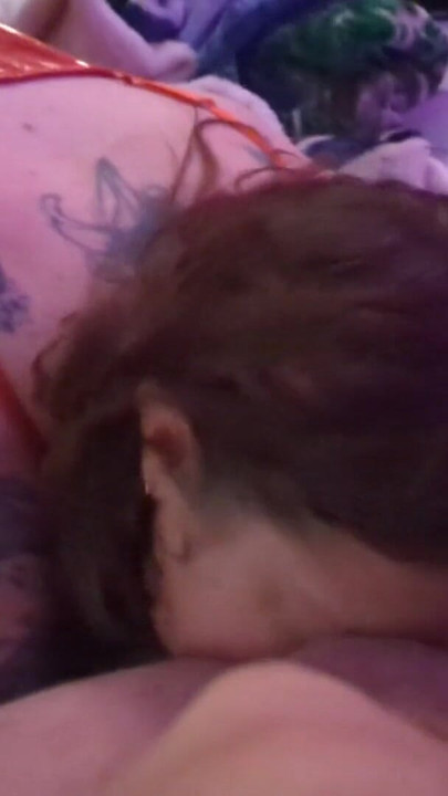 Key moment from "BBW Blowjob & Rimjob POV"