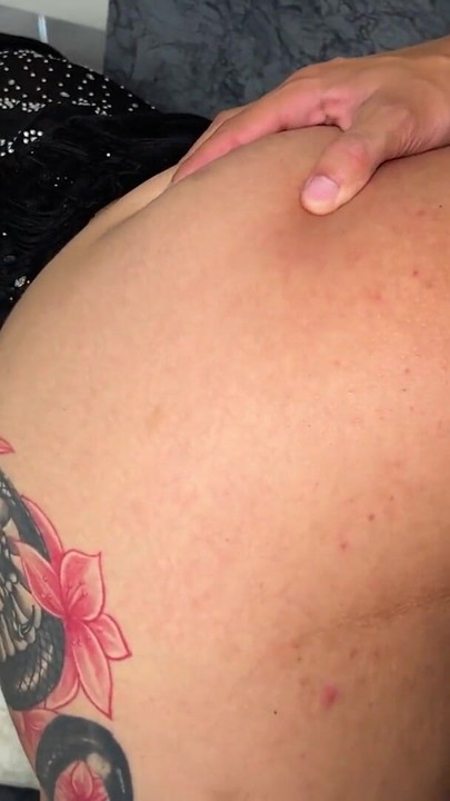 Stepmom fucks her stepdaughter's boyfriend while she's in her room, her big ass bounces! | Clip 2