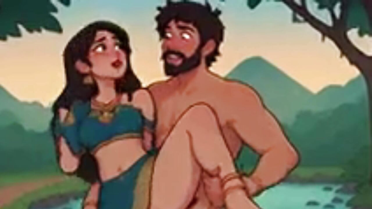 Pushpa y Srivalli tienen un romance en la jungla ( generado por IA )