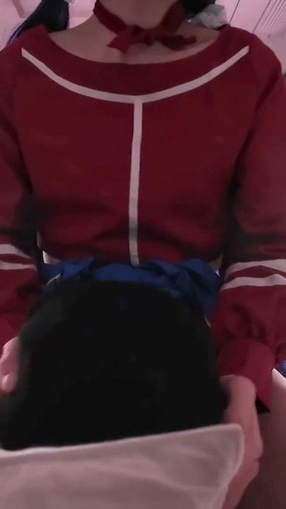 MiSide Mita cosplayer Face Sitting, hentai japanese shemale cosplay | Clip 1