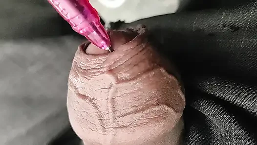 Office me baith kar  lund me pen ghusate huye