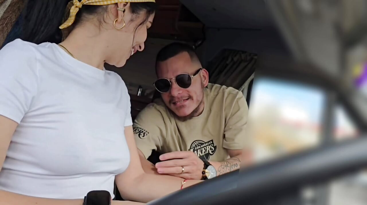 I picked up my favorite UBER client without a bra