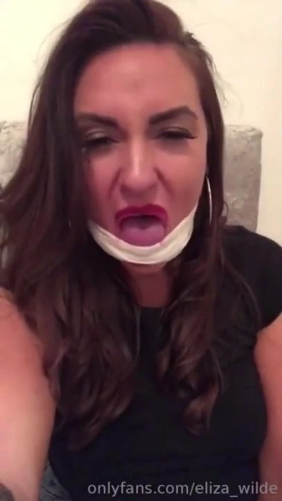 Self gagged . . .