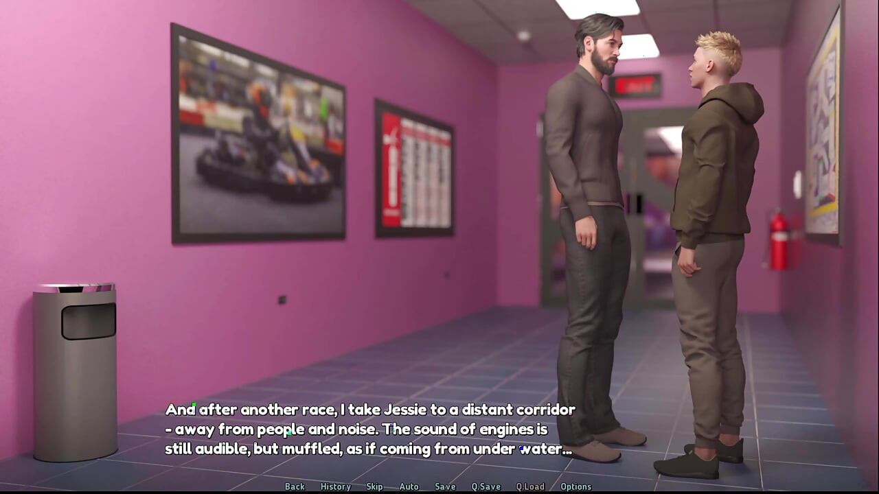 8岁之间的纽带, 我们在卡丁车上度过了美好的时光