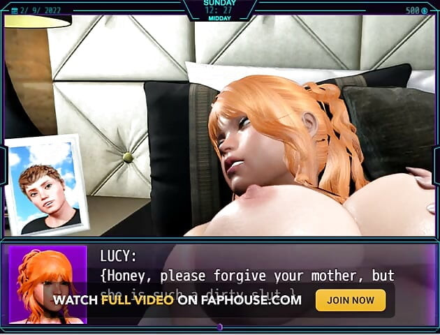 My New Life Revamp-gameplay -roleplay - Stepmom Riding Dildo While Fantazied About Stepson and Gets Caught