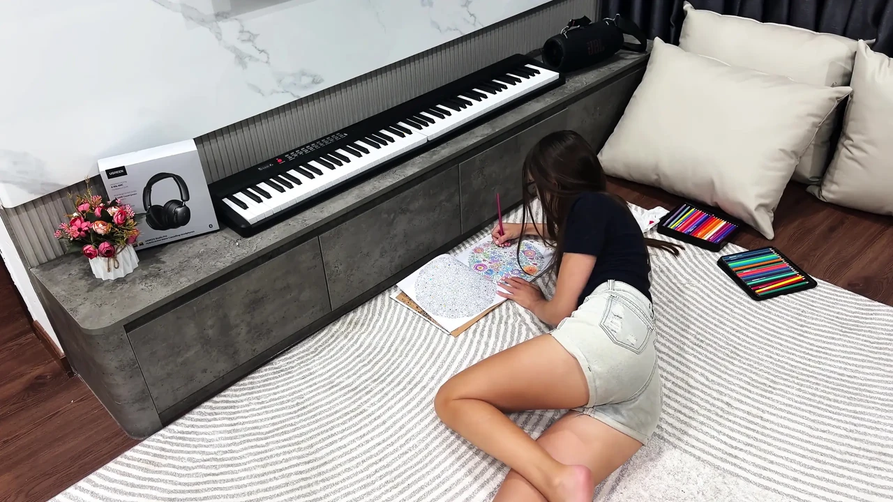 Art of Seduction: Coloring Tease & Messy Sock Solo