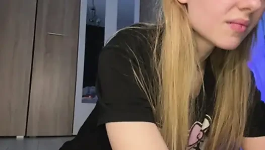 Play with a tight pink pussy