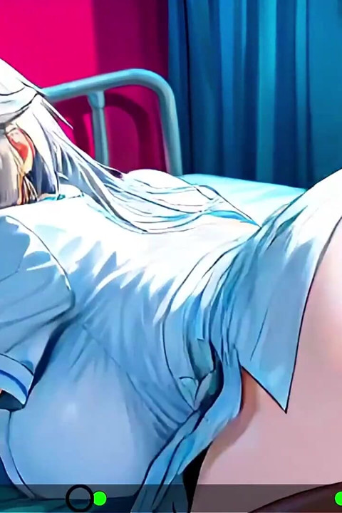 Night Nurse Anya Only Takes His Temperature… Then Rides Him to a Hot Creampie - Hentai Uncensored