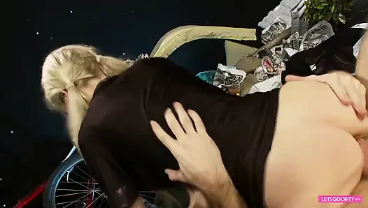 Police fuck with the perfect blonde police babe