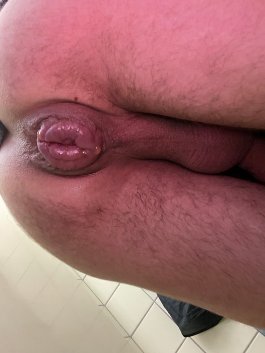 Alxtoyboy My first time Anal pump and gape with my lovely Dildo