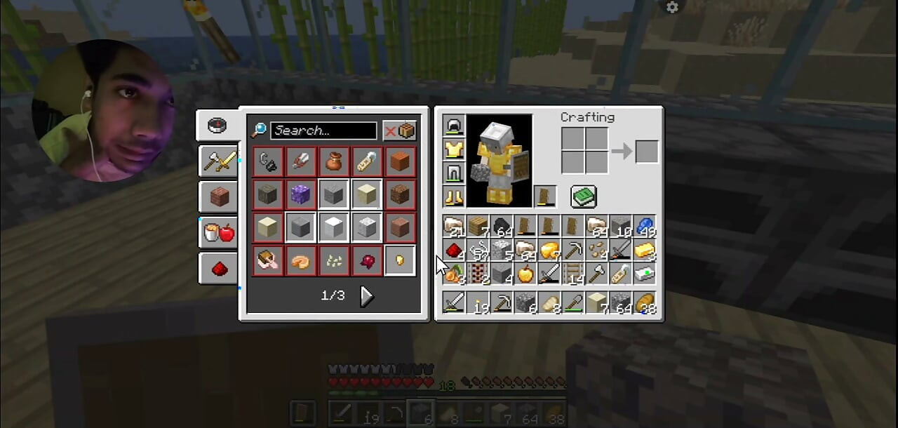 Mining Session in Minecraft Chest And Treasure
