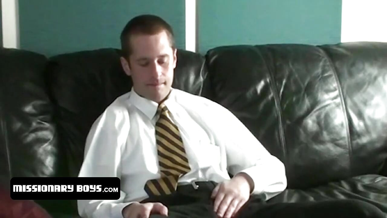 Missionary boy elder Chamberlain jerks off on camera