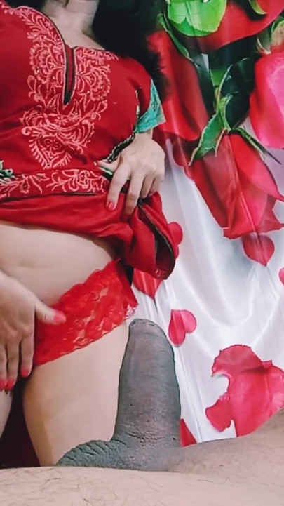 Powerful moment from "A MILF and her stepson with black cock"