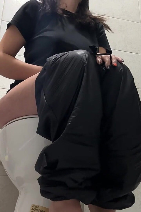 Crazy Toilet Farts in Black! Nipple Pops