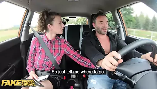 Fake Driving School Student Buys Instructor Emilia Argan