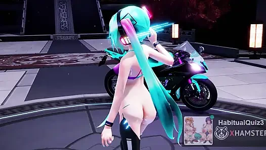 mmd r18 Miku NEON Ninja cnderella sextanz ahegao milf will harten dildo-gruppenchef 3d hentai ficken