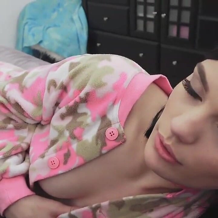 Stepdaughters Sleepover Surprise
