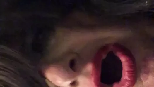 White Sissy Moans Like a Whore While Takin A BBC