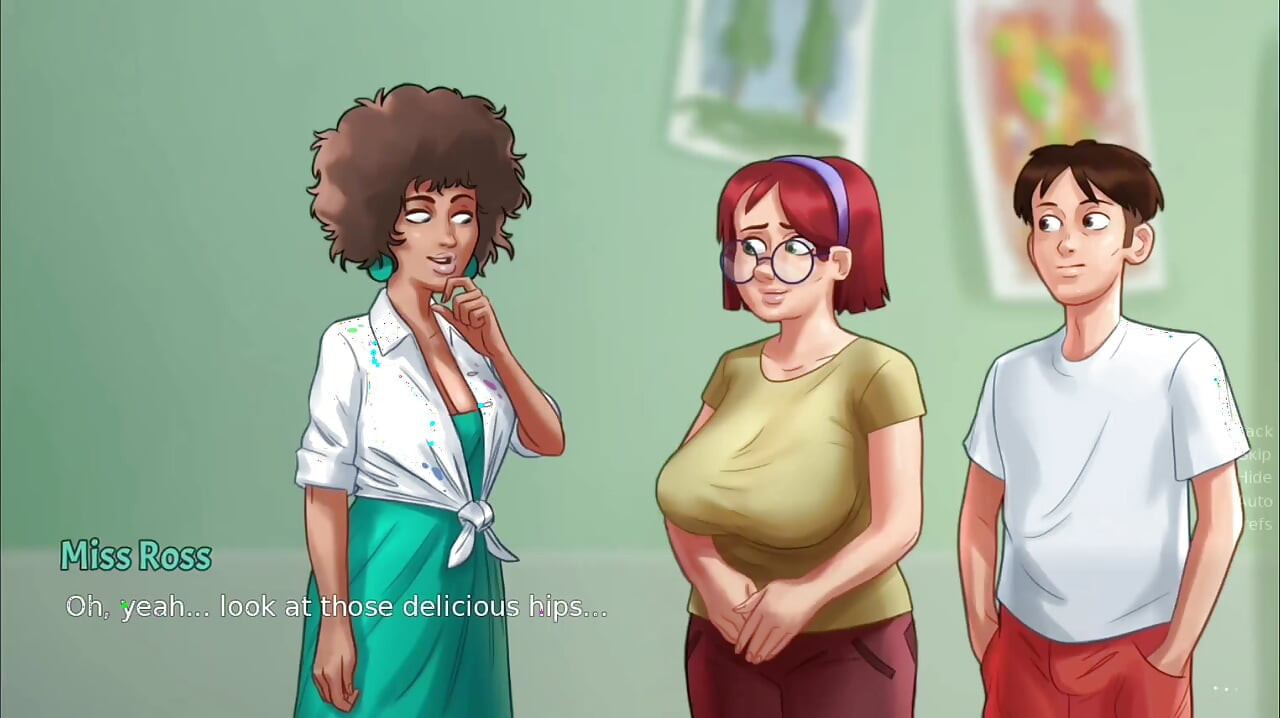 Barbara's erotic art lessons - summer time saga