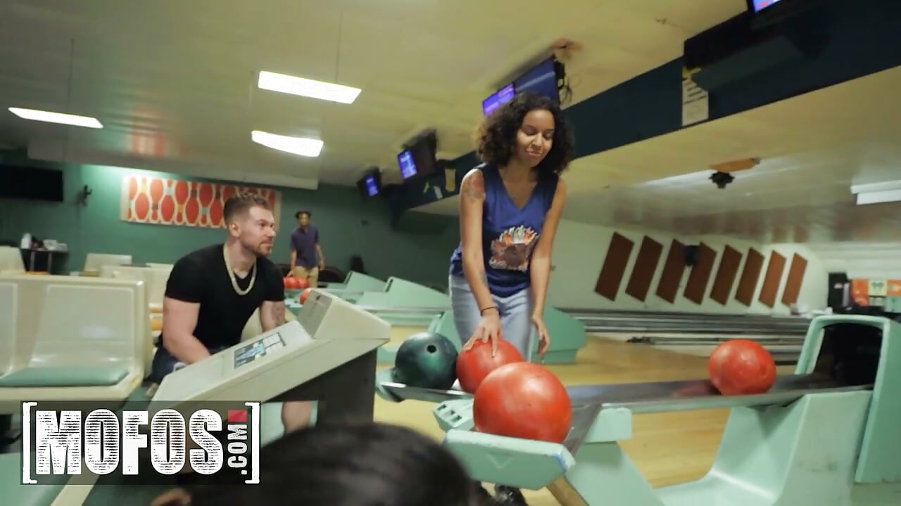 MOFOS - Kinky Brunette Gaby Ortega Turns A Bowling Night Into A Naughty Public Fuck Session