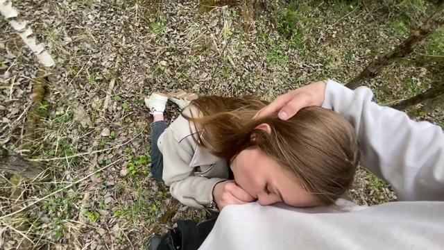Public blowjob in the forest 3