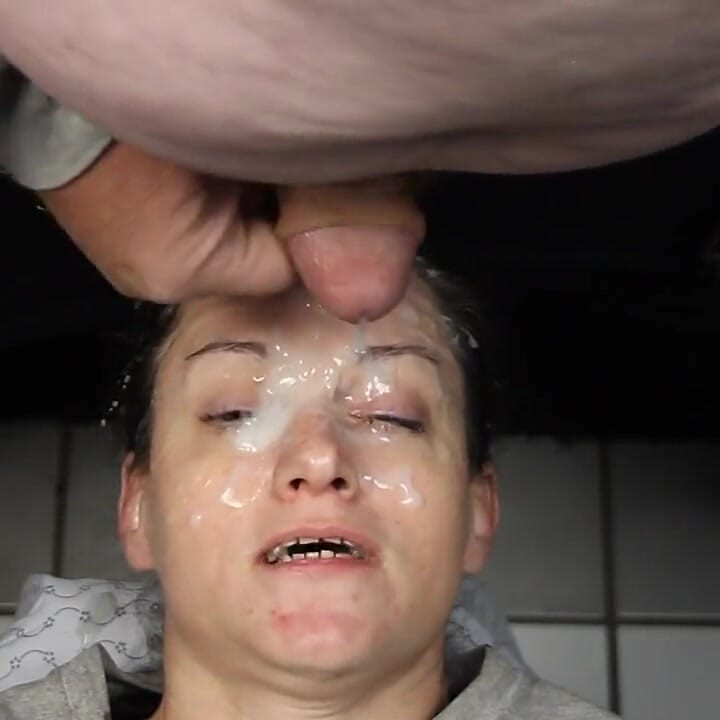 She's Back and Her Face Is Covered with Big Loads of Nut