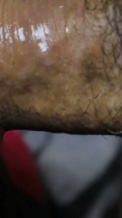very close-up of plunging a penis into a wet mouth | Clip 1