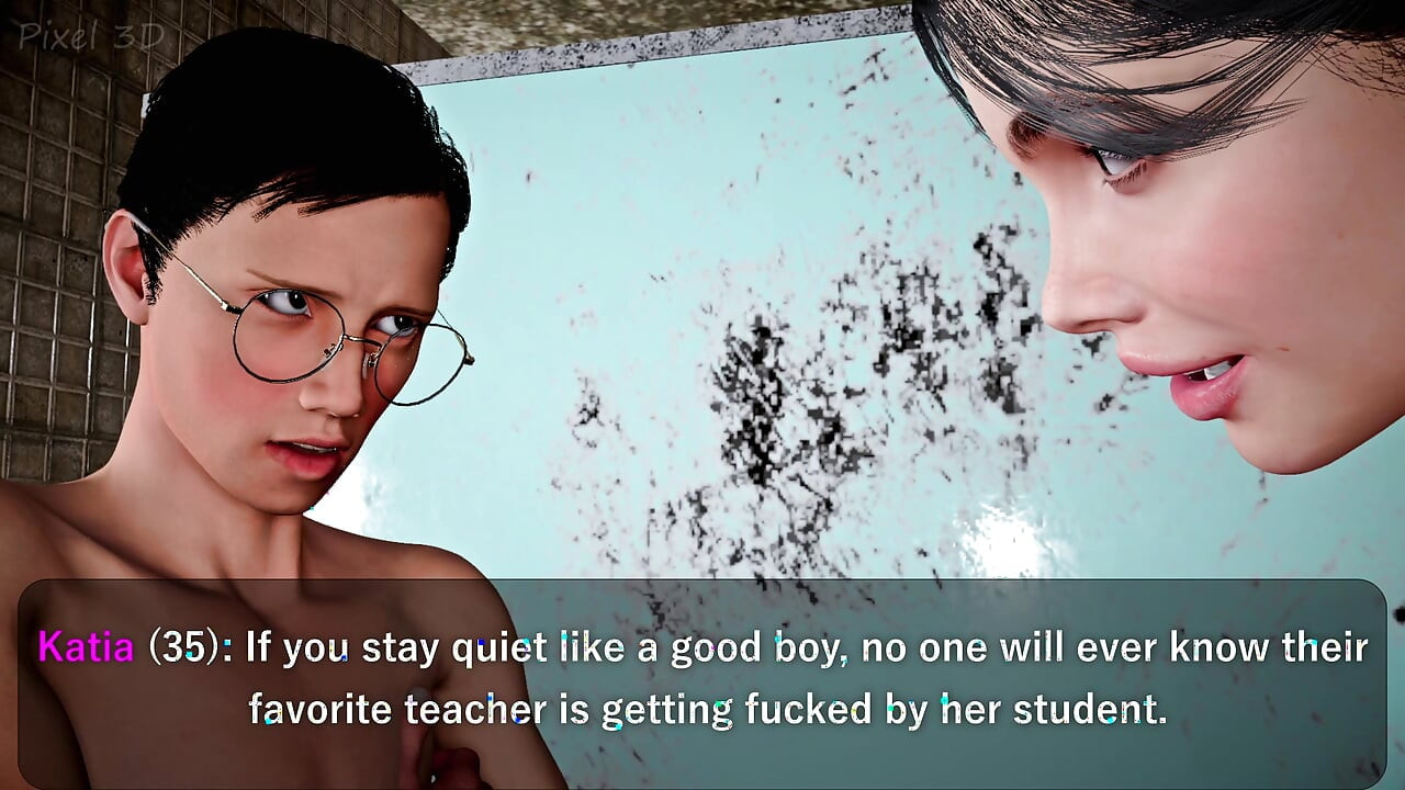 被锁的摊位 - Katia女士最喜欢的学生