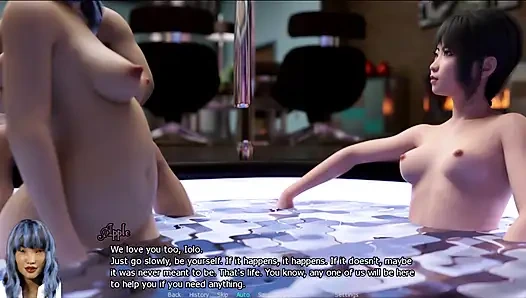 Iklan #7 Lucy dan aku memesan foto selfie kami di hotel.