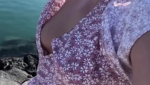 Girl No Panties Flashing Pussy and Tits Public Compilation