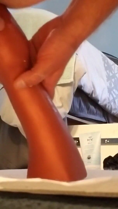 Captivating moment from "Squarepeg toys long neck anal fist fuck.Extreme cream gaping"