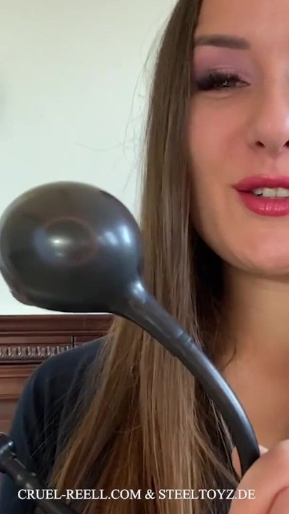 Thrilling moment from "The Inflatable Anal Plug Balloon by Steeltoyz and Cruel Reell"