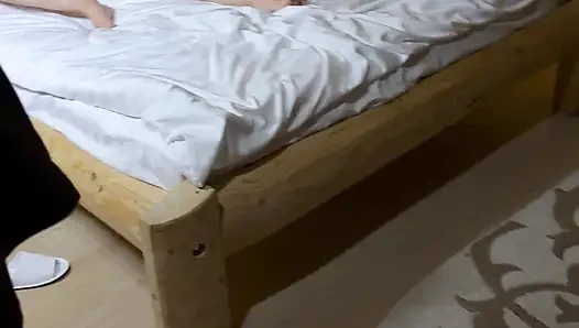 Caught her masturbating