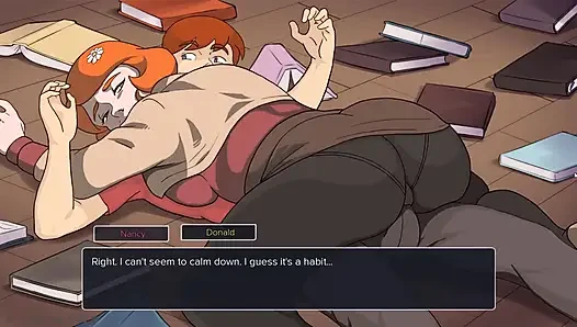 I got special treatment from the girl I met in the library video game porn