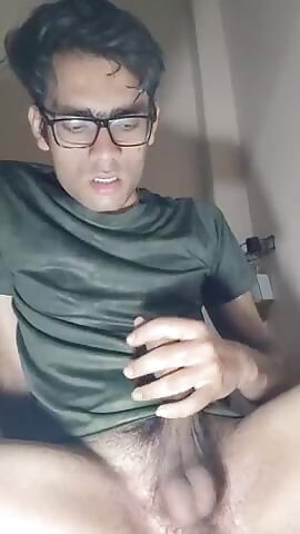 Solo Indian Amateur Boy Jerking off Cumshot