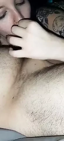 Young milf sucking and rimming daddy