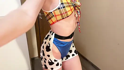 Fresh cosplay pixie Frolic - neckende leckt zur Multi-Pose-Ekstase