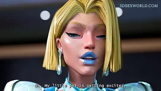 Sarışın Emma Frost döl yutmalı şehvetli sakso (3 boyutlu seks oyunu) 60 fps