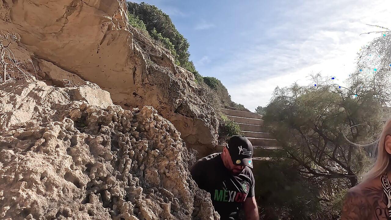 Wild Beach Vacation - Hot Tattooed MILF Gives a Stranger the Ultimate Pleasure!