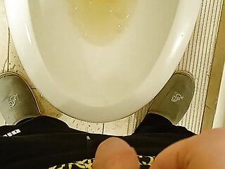 Public toilet piss #13