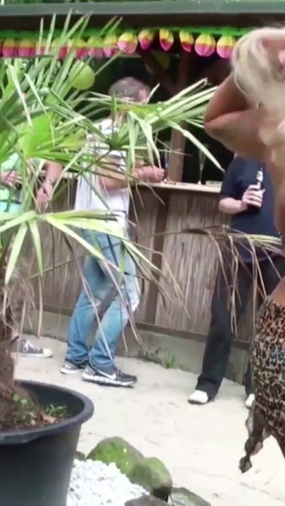 Thrilling moment from "YOUNG BOY SEDUCE GERMAN MOTHER TO FUCK IN FRONT FRIENDS"