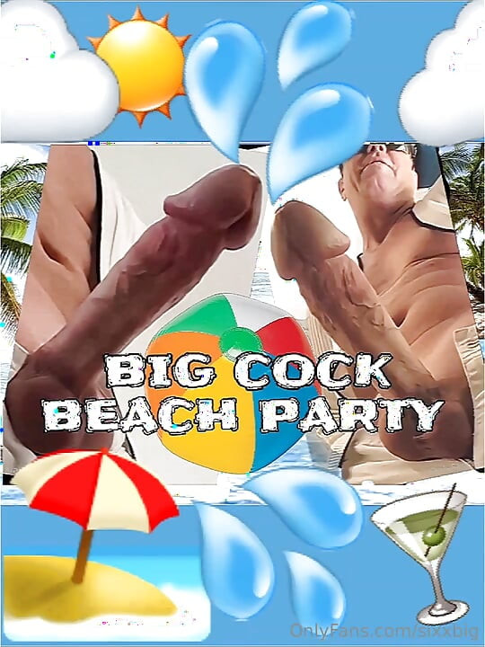 Žurka na plaži sa velikim kurcem sa sixxbig
