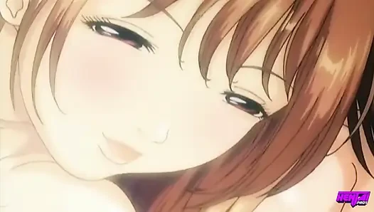 HENTAI PROS - Busty Beauties Settle Their Feelings By Sharing A Wild Threesome With Their Hard Neighbor
