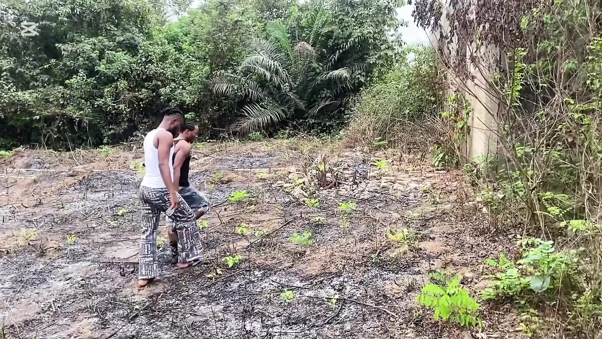 Meu traficante recebe um gostinho do meu pau grande na floresta