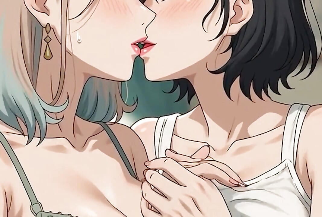 AI Generated Cartoon content, Uncensored video of 18 Year old Anime Girl, Kissing Orgasm of Mature Women