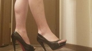 heels and butt plug