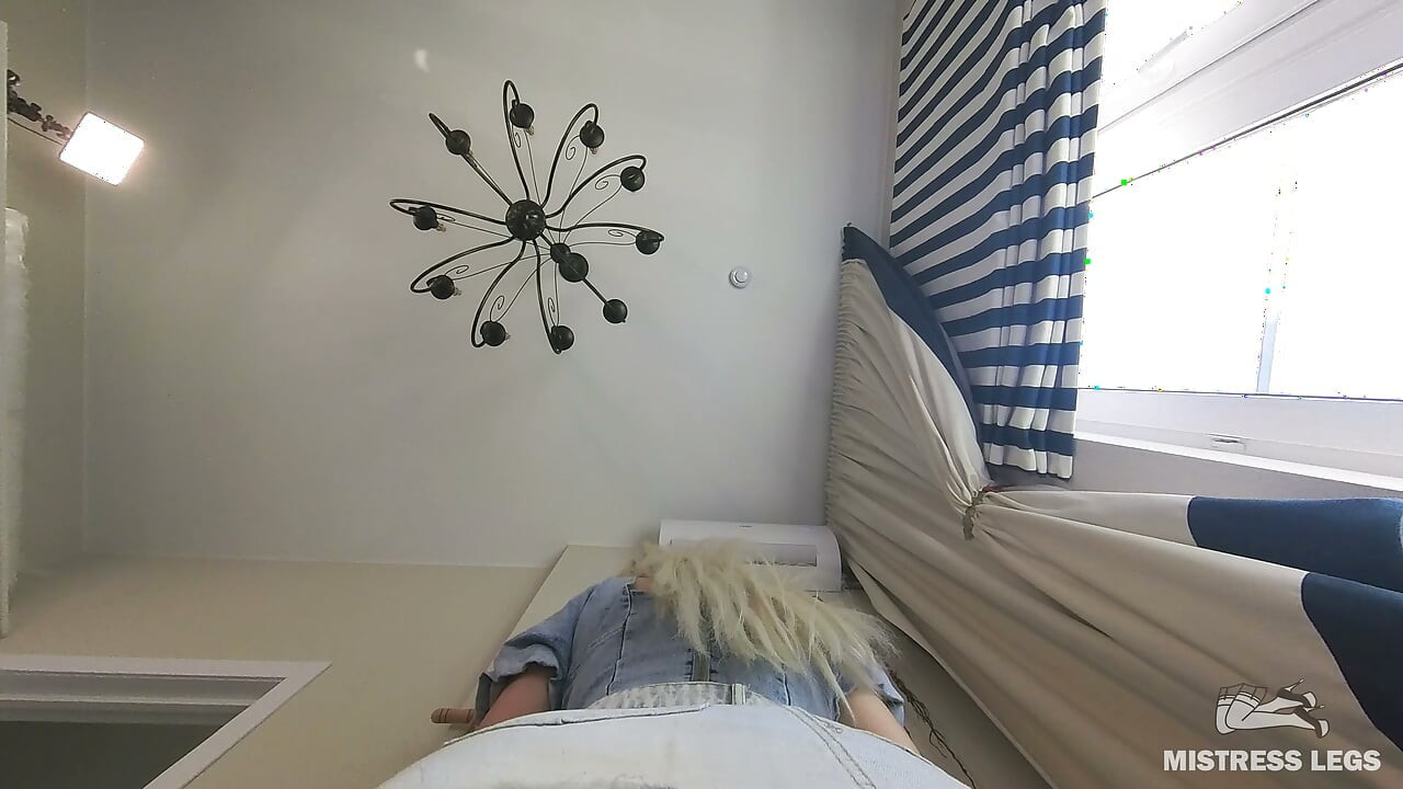 POV Face Sitting My Big Pink-panty Ass Jumping on Your Face